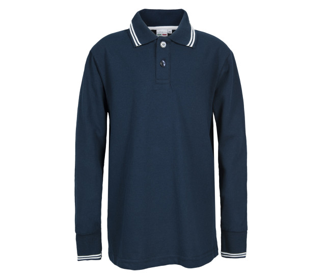 Vesti Kids’ Long Sleeve Piqué Polo Shirt