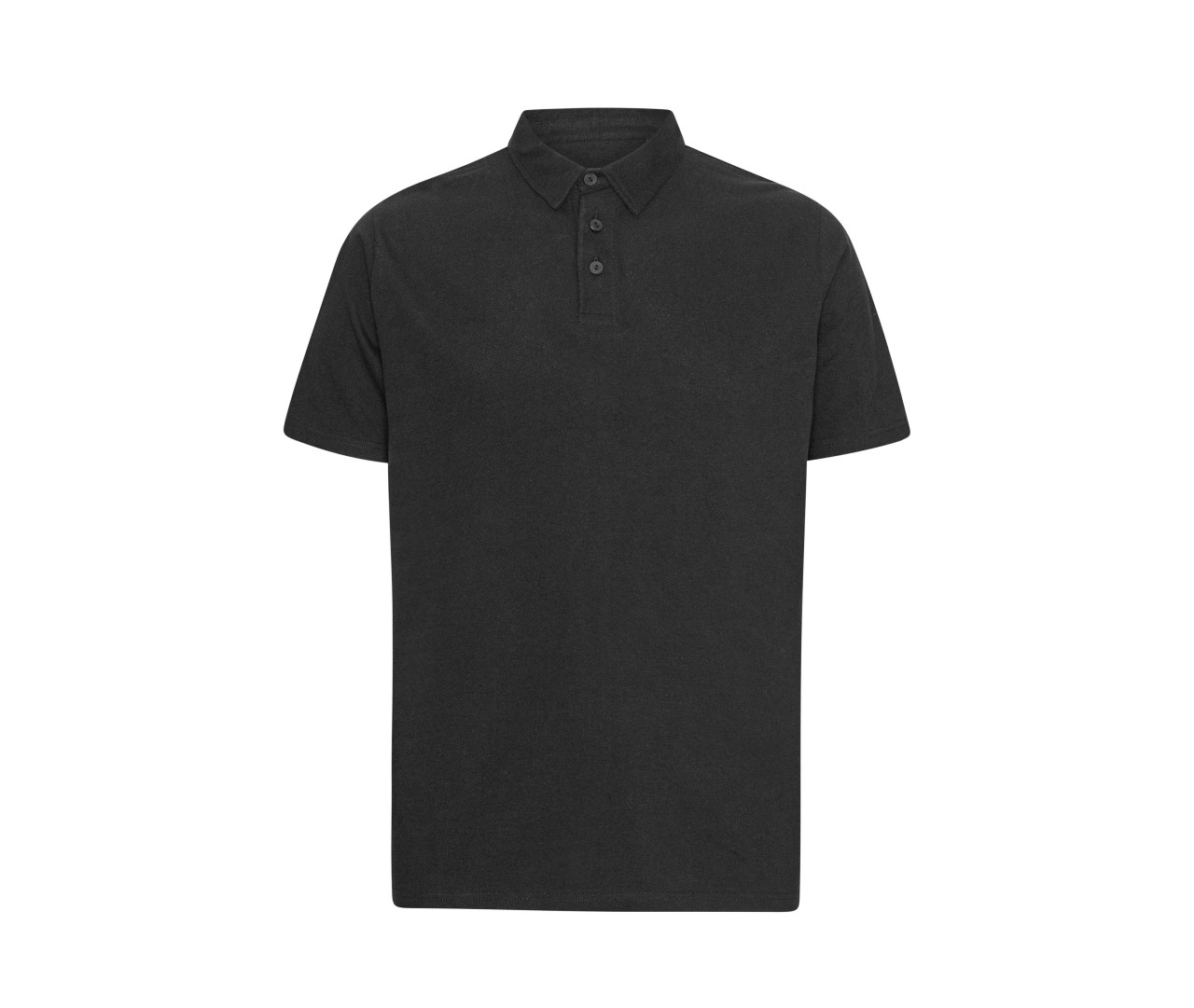 Tiger Cotton Polo – Black