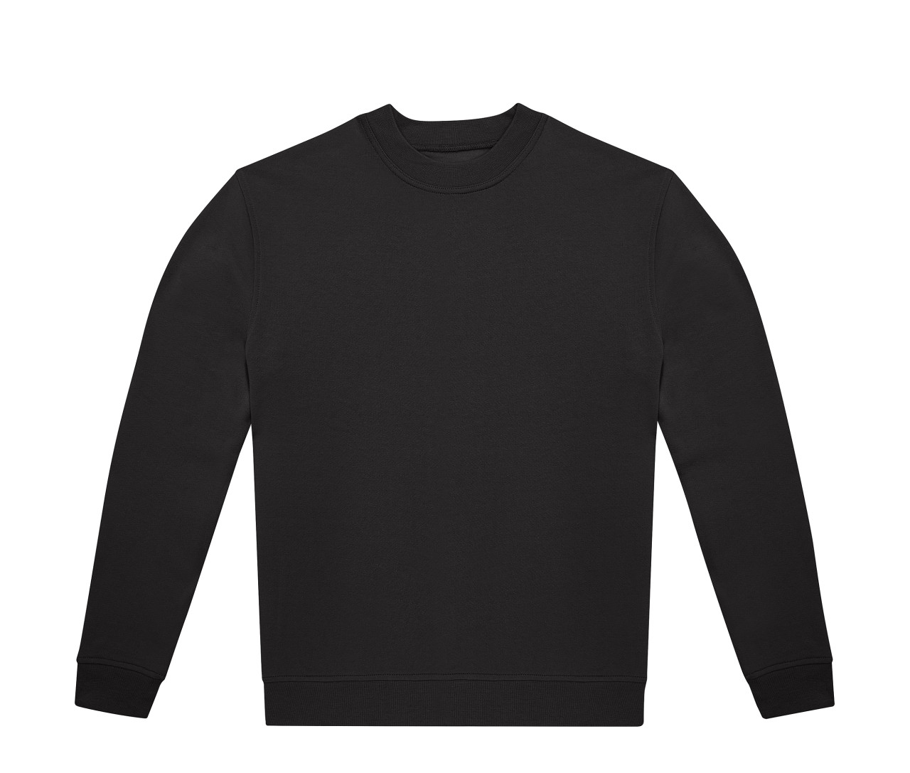 B&C Id.222 Crew Sweatshirt – Black