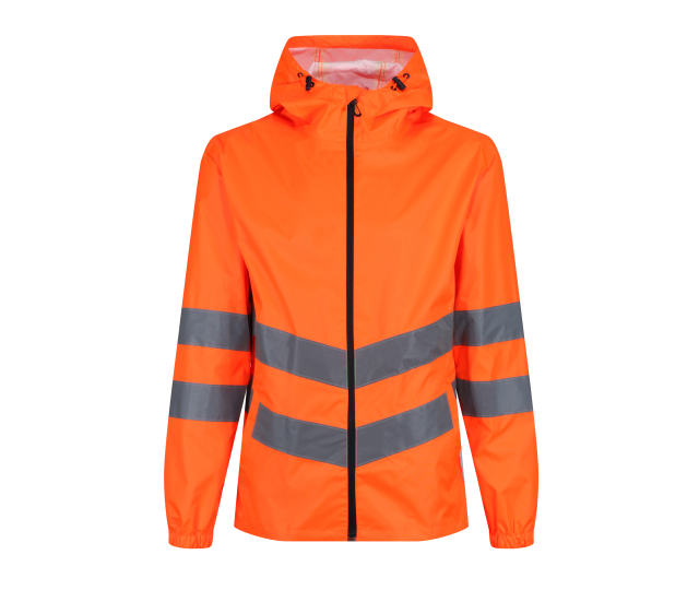 Regatta Hi-Vis Pro Waterproof Reflective Packaway Jacket