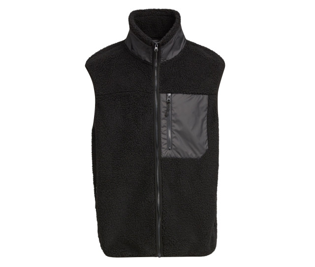 Build Your Brand Bonded Sherpa Vest