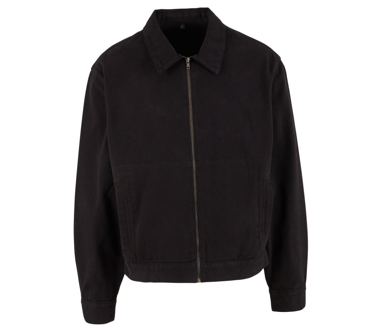 Build Your Brand Basic Workwear Jacket – Black