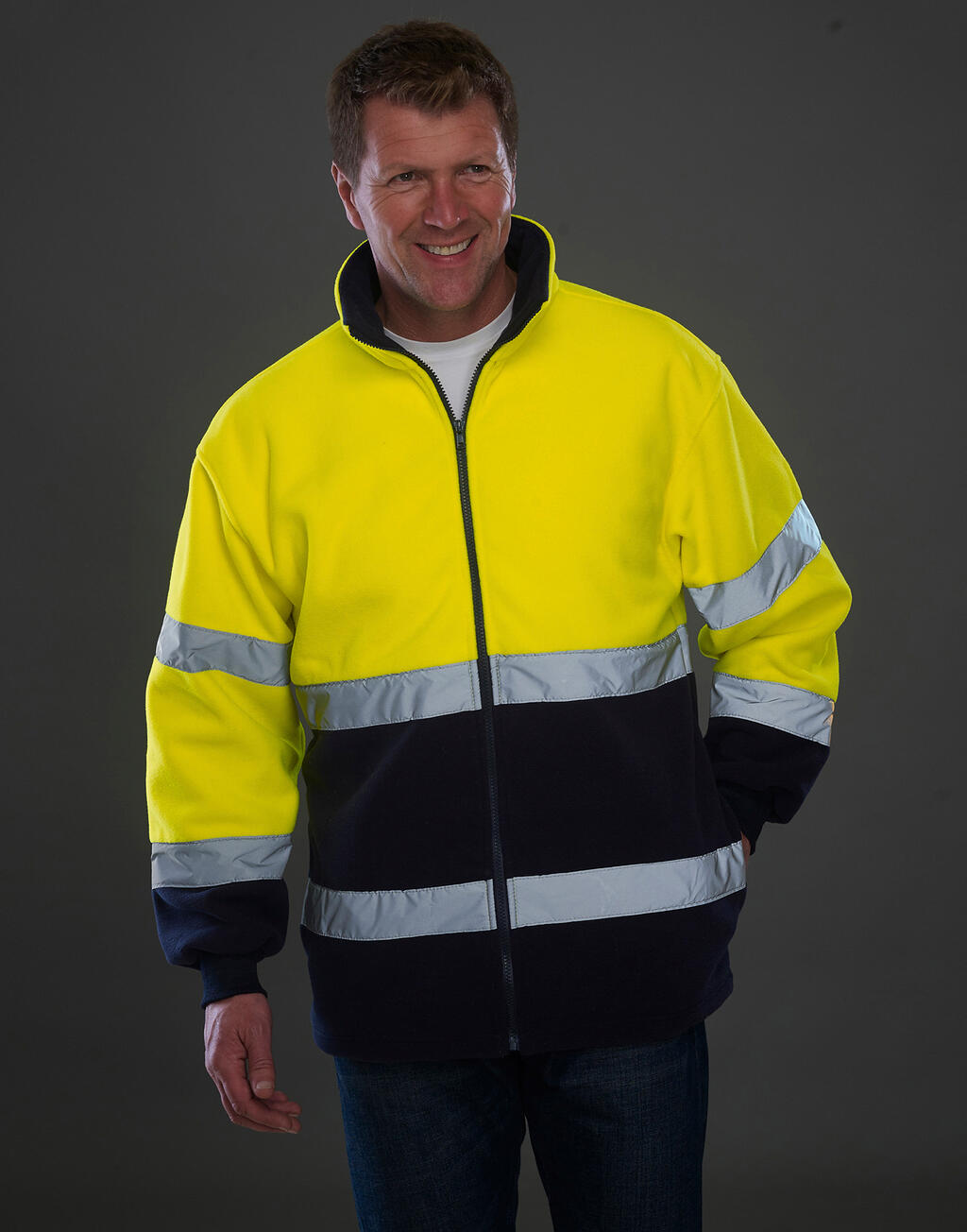 Yoko Fluo 2-Tone Fleece Jacket