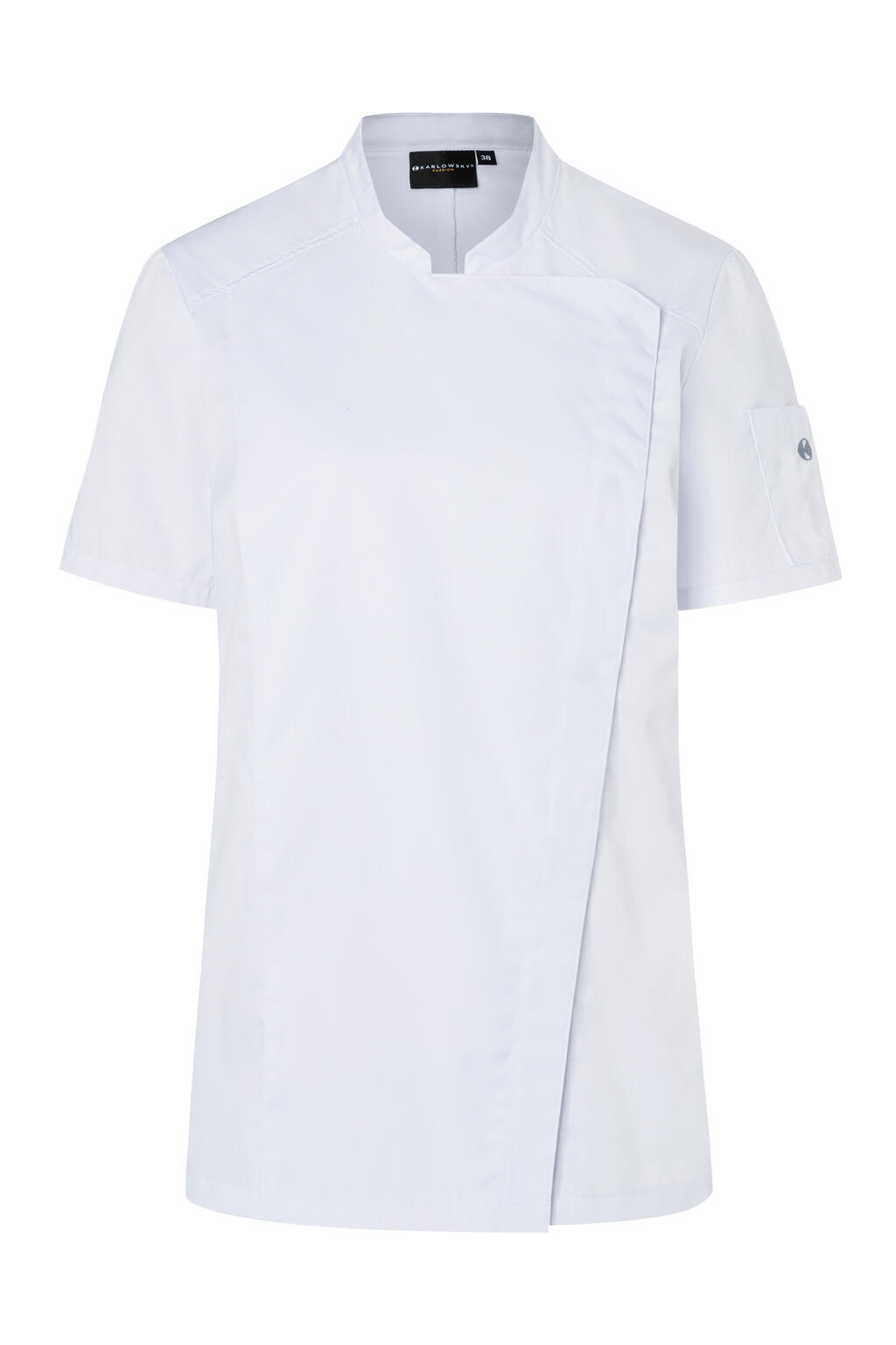 Karlowsky Short-Sleeve Ladies' Chef Jacket Modern-Look