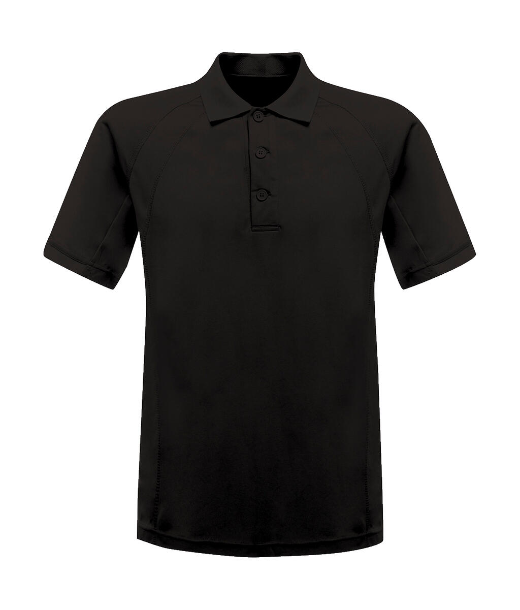 Regatta Professional Coolweave Wicking Polo – Black
