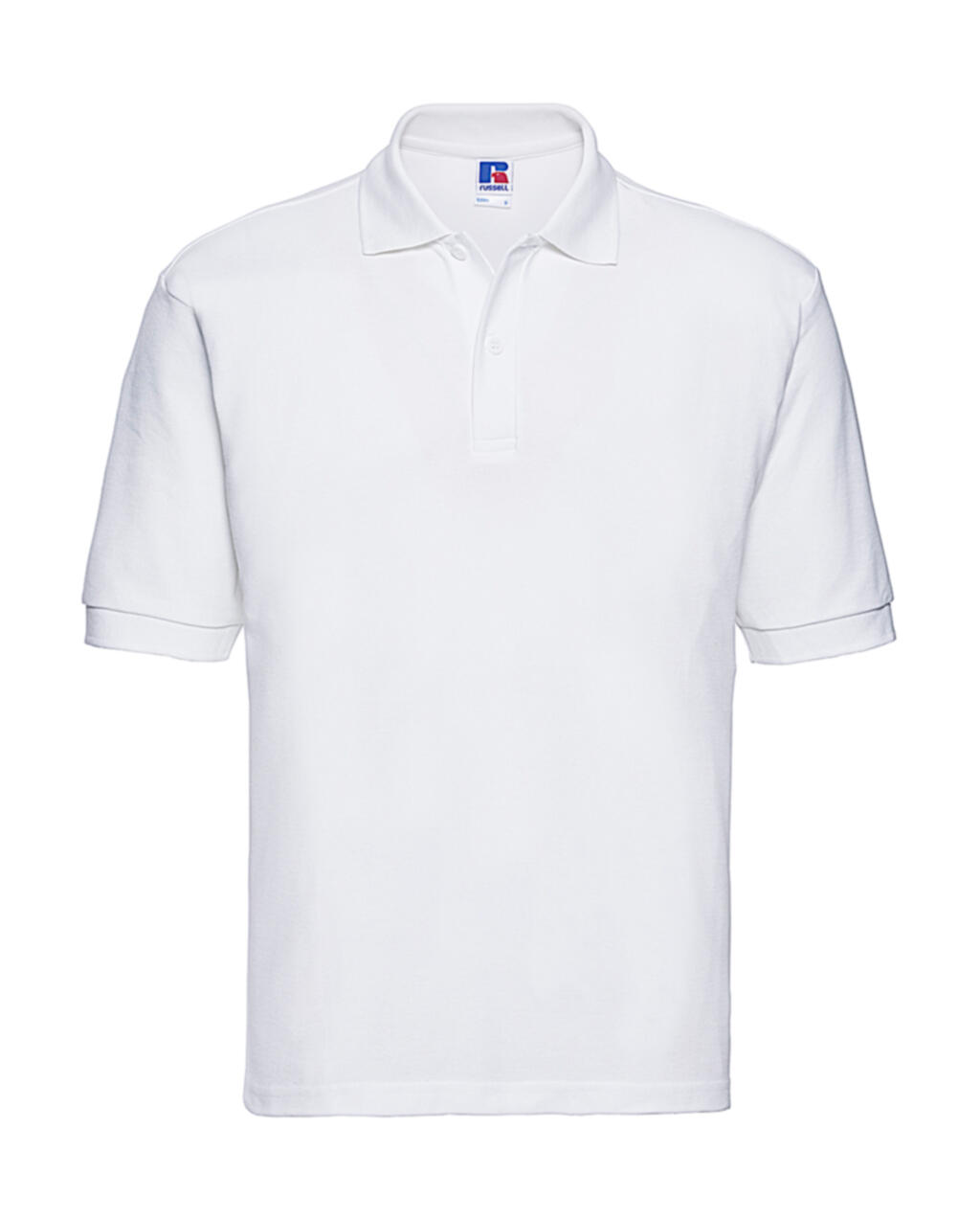Russell Athletic Men's Classic Polycotton Polo – White