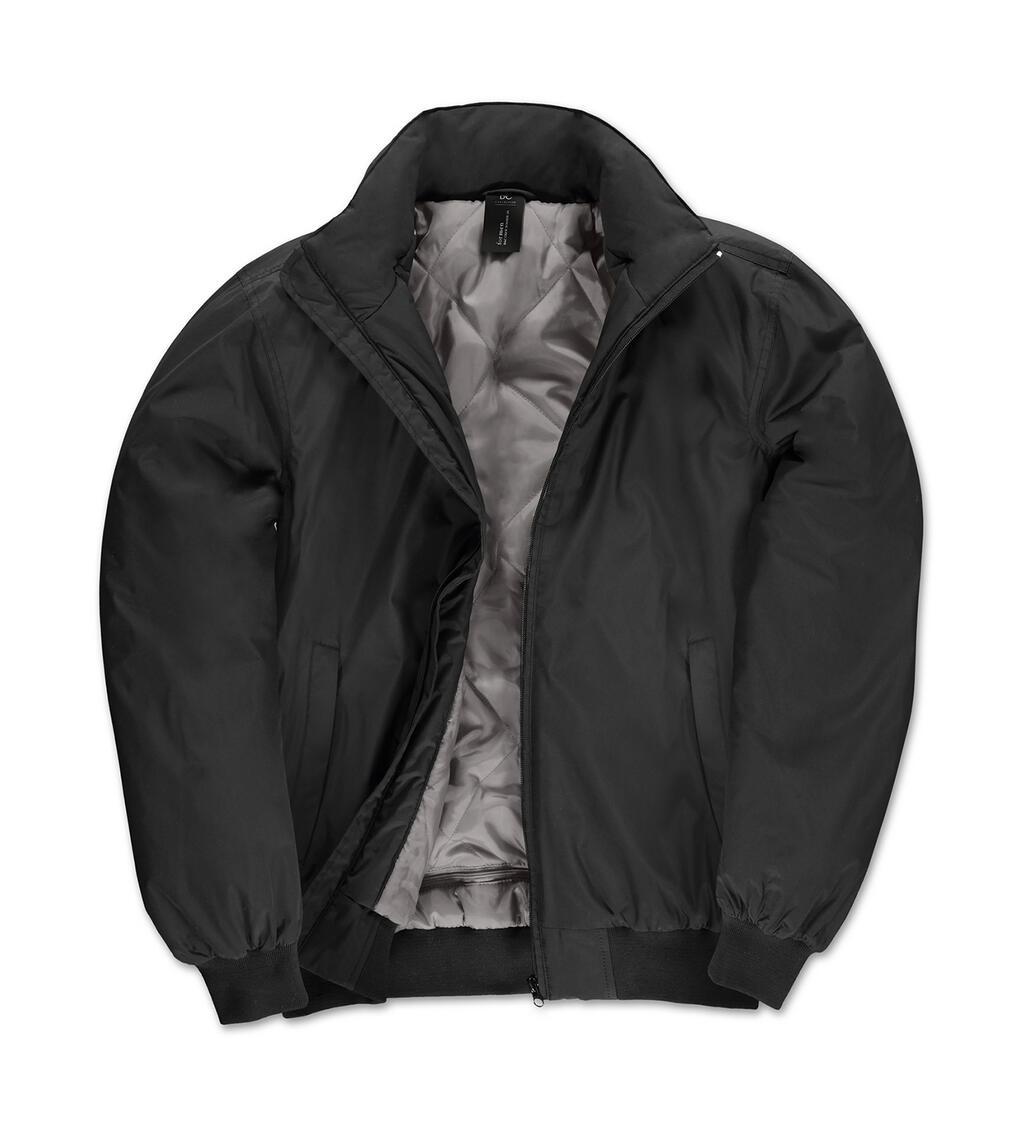 B&C Outerwear Crew Bomber/men Jacket – Black/Warm Grey