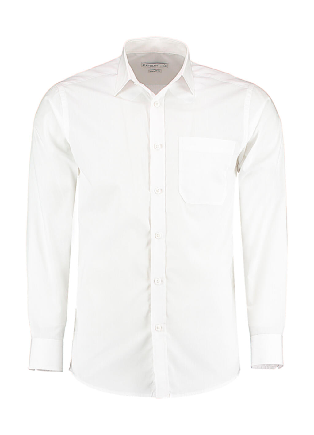 Kustom Kit Tailored Fit Poplin Shirt