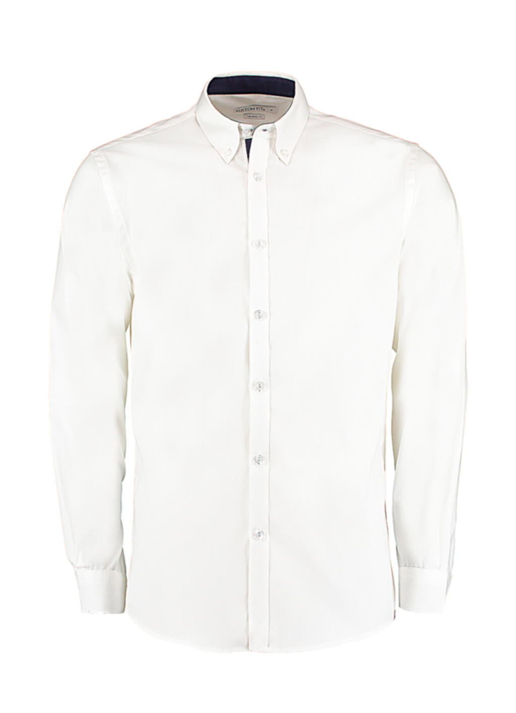 Kustom Kit Tailored Fit Premium Contrast Oxford Shirt