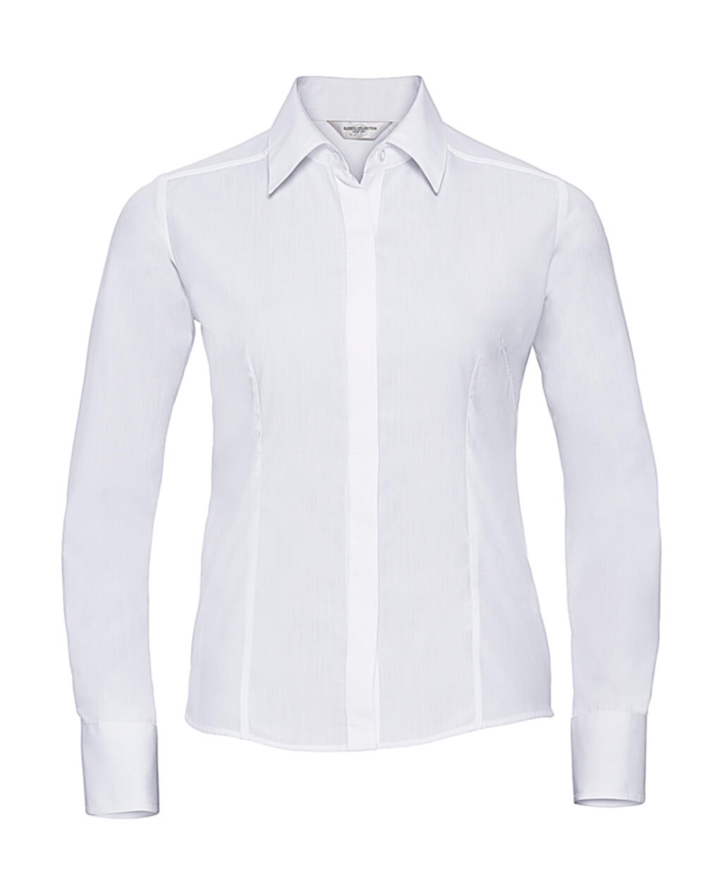 Russell Collection Ladies' Ls Fitted Poplin Shirt