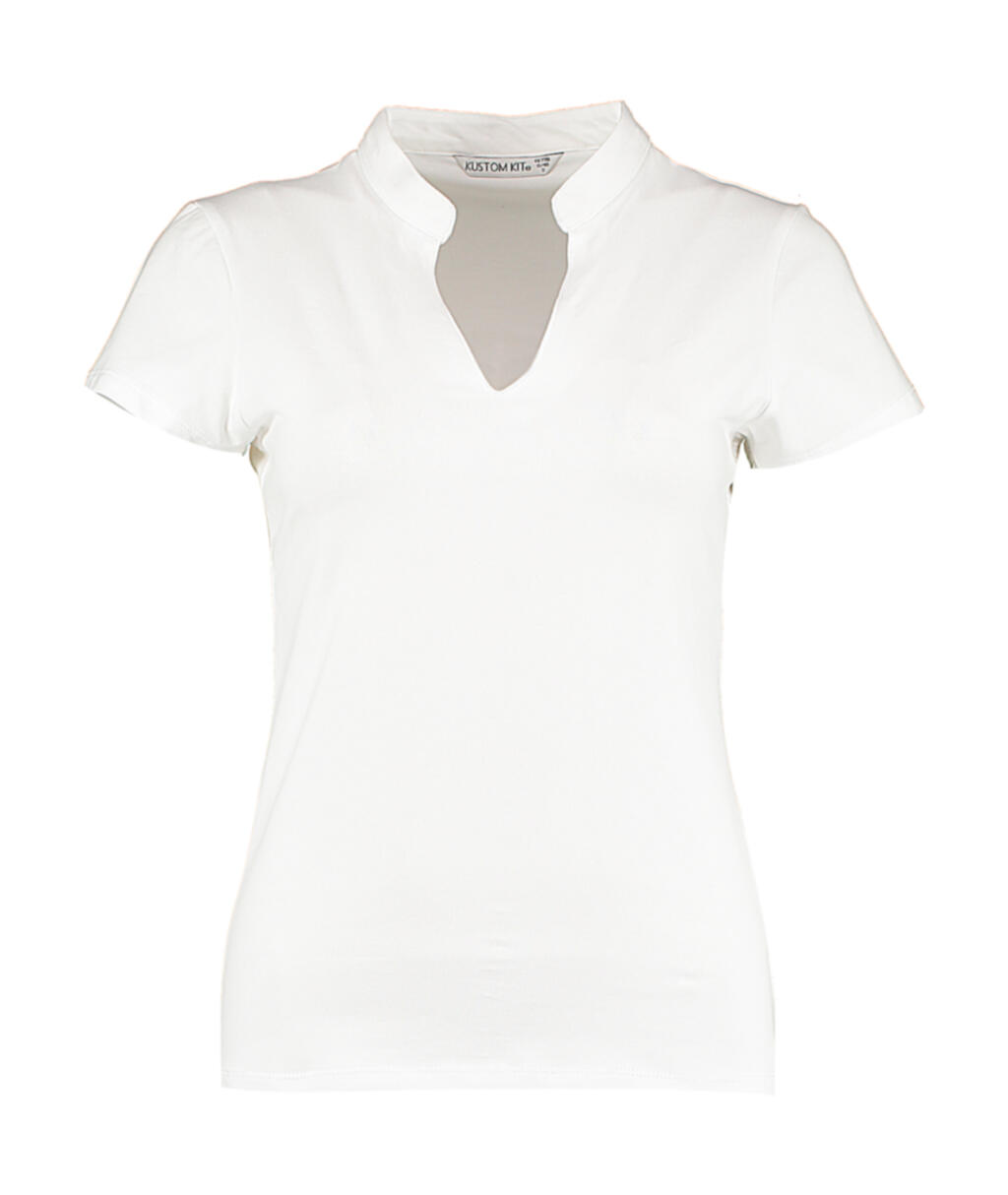 Kustom Kit Regular Fit Mandarin Collar Top Hemd
