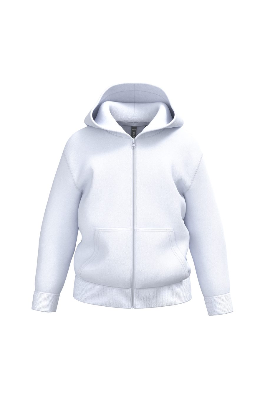 Kariban Recyceltes Kinder-Kapuzensweatshirt mit Reißverschluss K4045