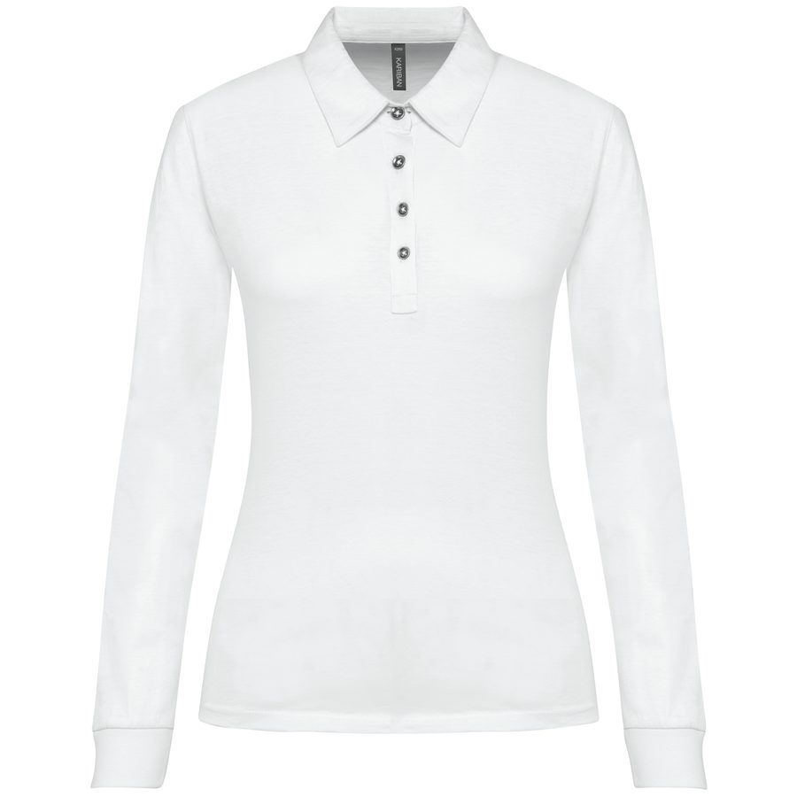 Kariban Langarm-Polohemd für Damen aus Jersey K265