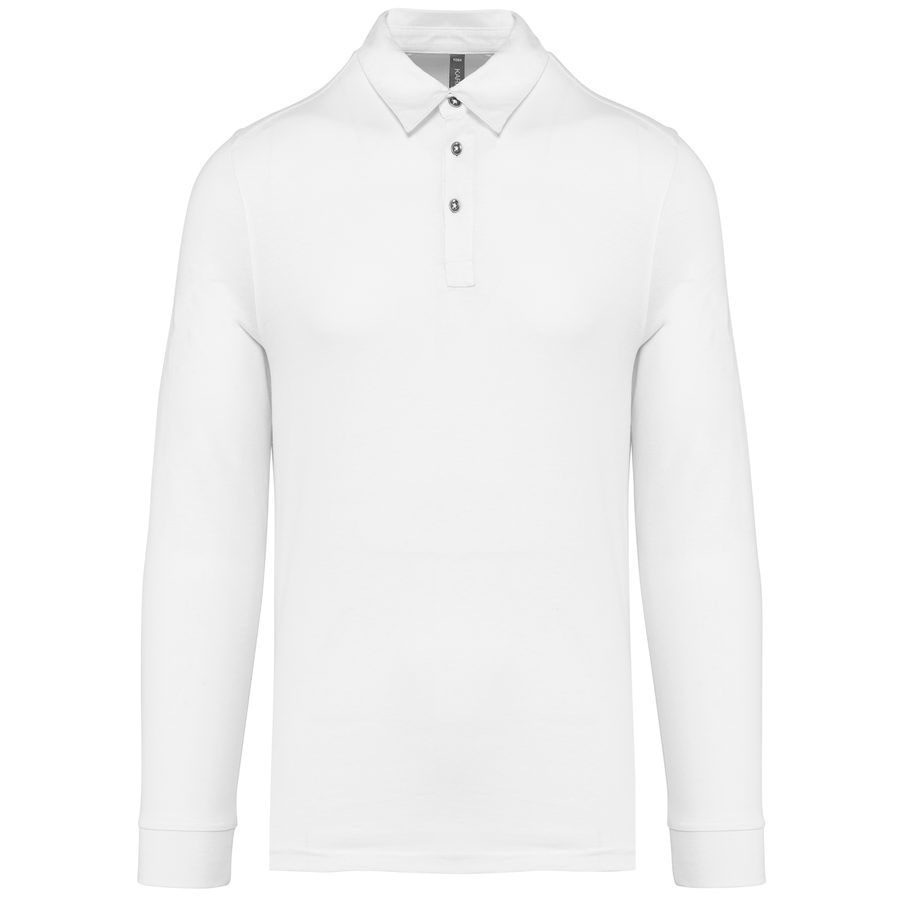 Kariban Langarm-Polohemd für Herren aus Jersey K264