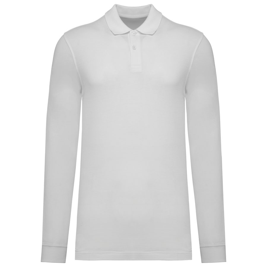 Kariban Herren Piqué-Polohemd lange Ärmel Bio-180 K2027