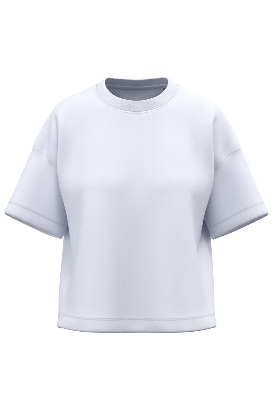 Native Spirit Umweltfreundliches Boxy-T-Shirt mit überschnittener Schulterpartie für Damen NS349