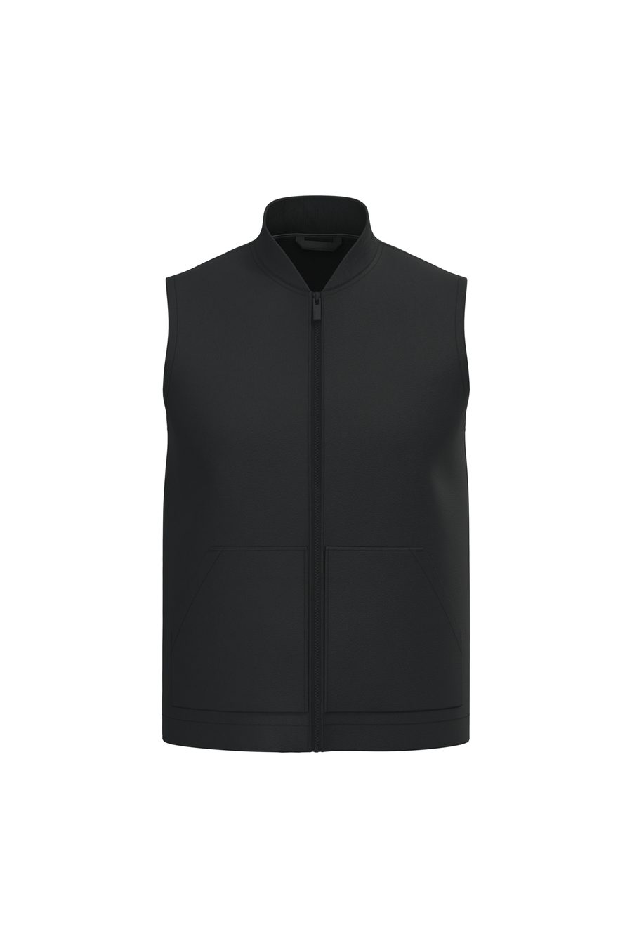 Native Spirit Umweltfreundlicher Gesteppte Unisex-Twill-Bodywarmer mit Teddykragen NS623