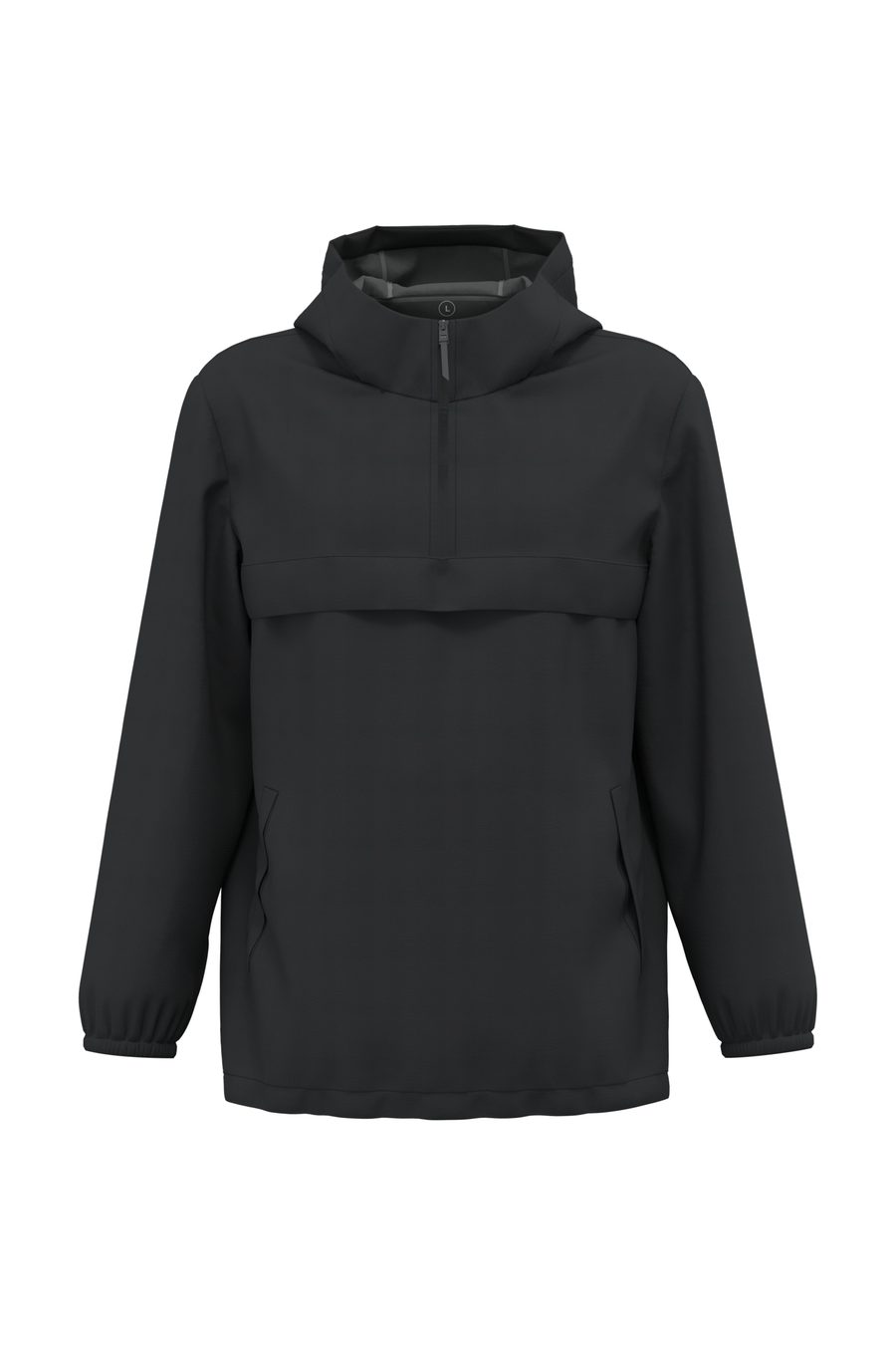 Native Spirit Wasserdichte, umweltfreundliche Unisex-Windjacke mit Viertel-Reißverschluss NS616