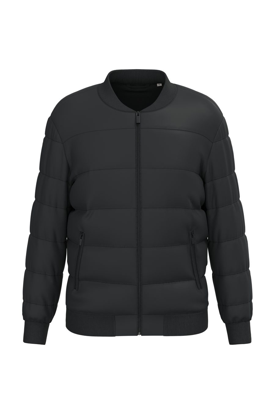 Native Spirit Umweltfreundliche Unisex-Steppjacke mit Teddykragen NS613