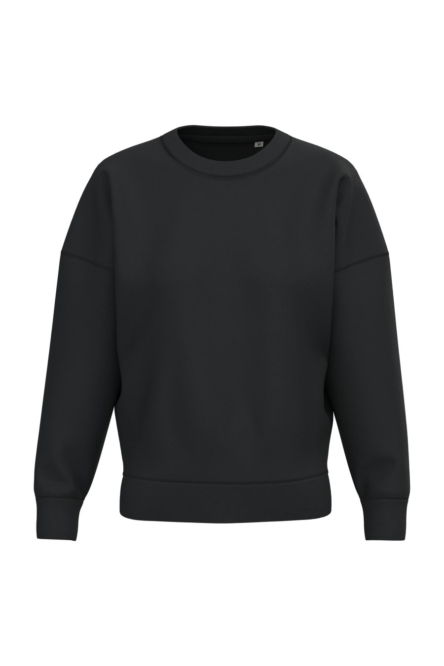 Native Spirit Umweltfreundliches Sweatshirt mit Rundhalsausschnitt und überschnittenen Schultern, Damen NS439