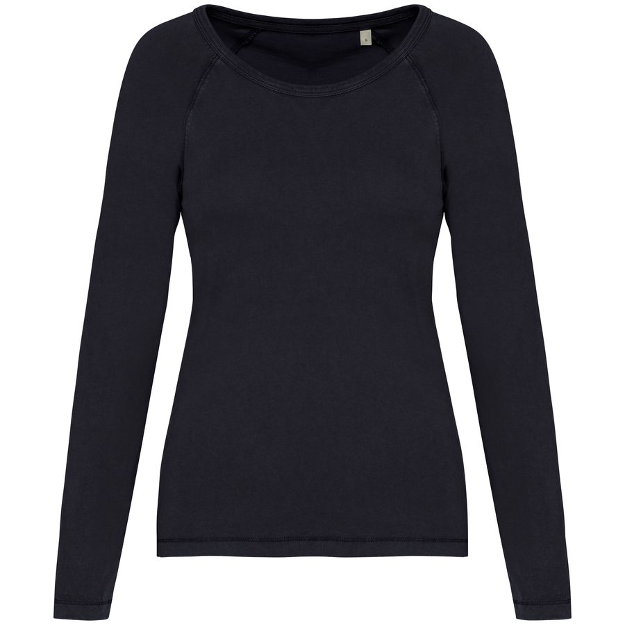 Native Spirit Umweltfreundliches Raglan-Langarmshirt für Damen NS339