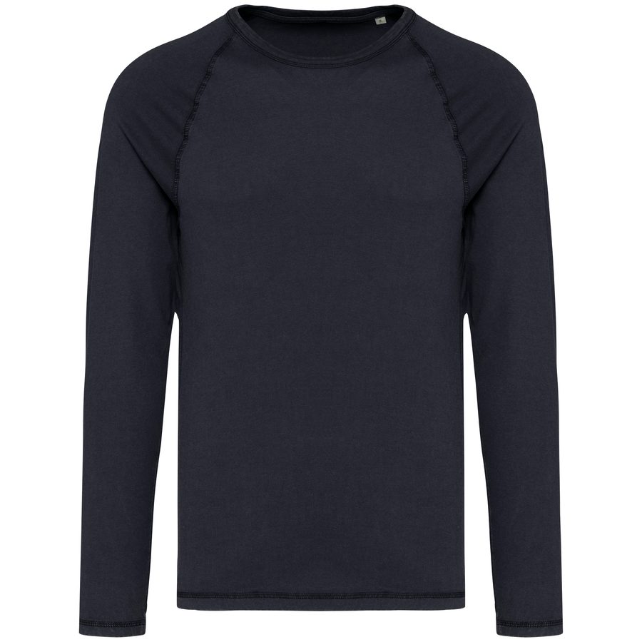 Native Spirit Umweltfreundliches Raglan-Langarmshirt für Herren NS338