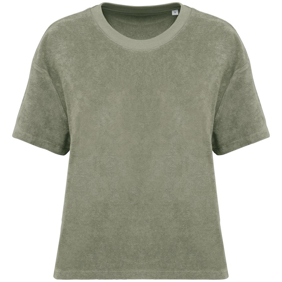 Native Spirit Umweltfreundliches Damen-T-Shirt aus Frottee NS328