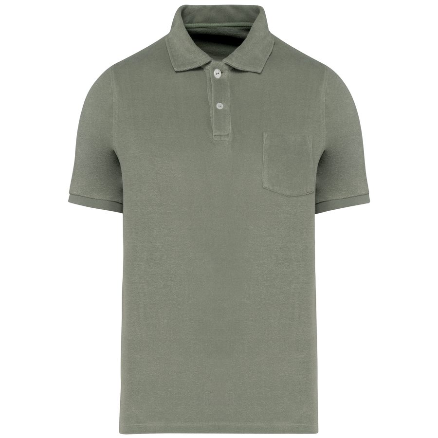Native Spirit Umweltfreundliches Herren-Polohemd aus Frottee NS227