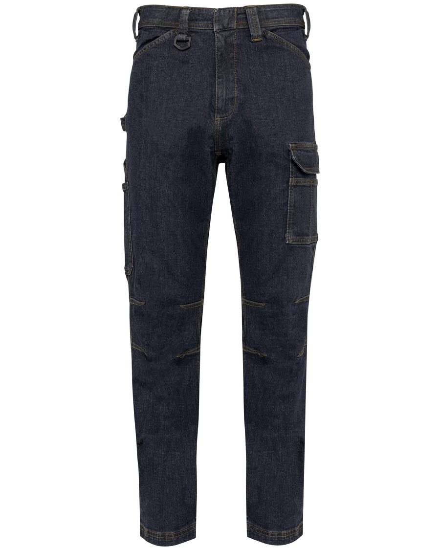 Denim-Herrenhose mit mehreren Taschen WK705