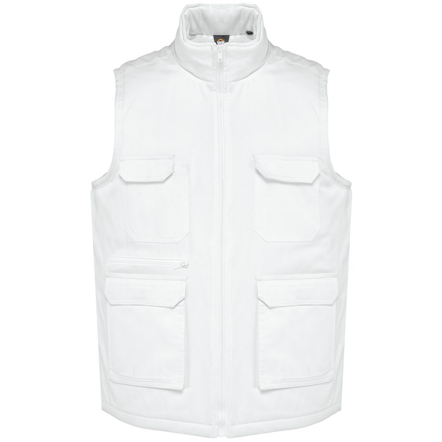 Gefütterte Unisex-Weste aus Baumwollpolyester WK607