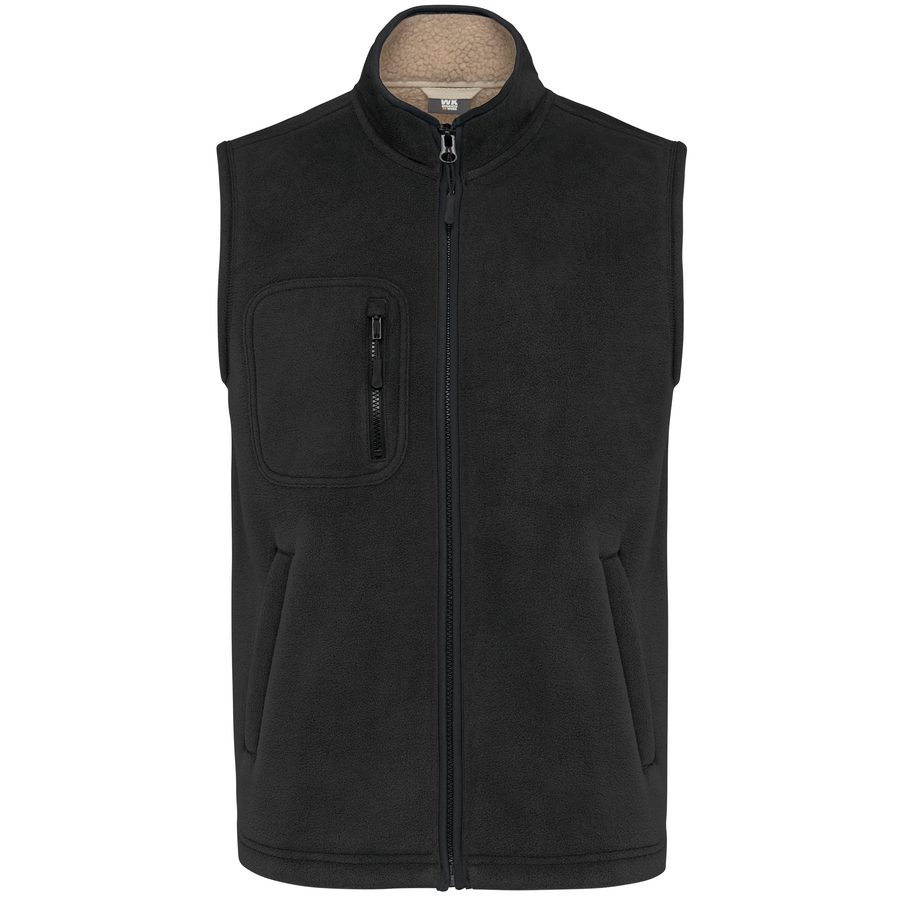Bodywärmer aus Fleece mit Sherpa-Innenseite, Unisex WK610