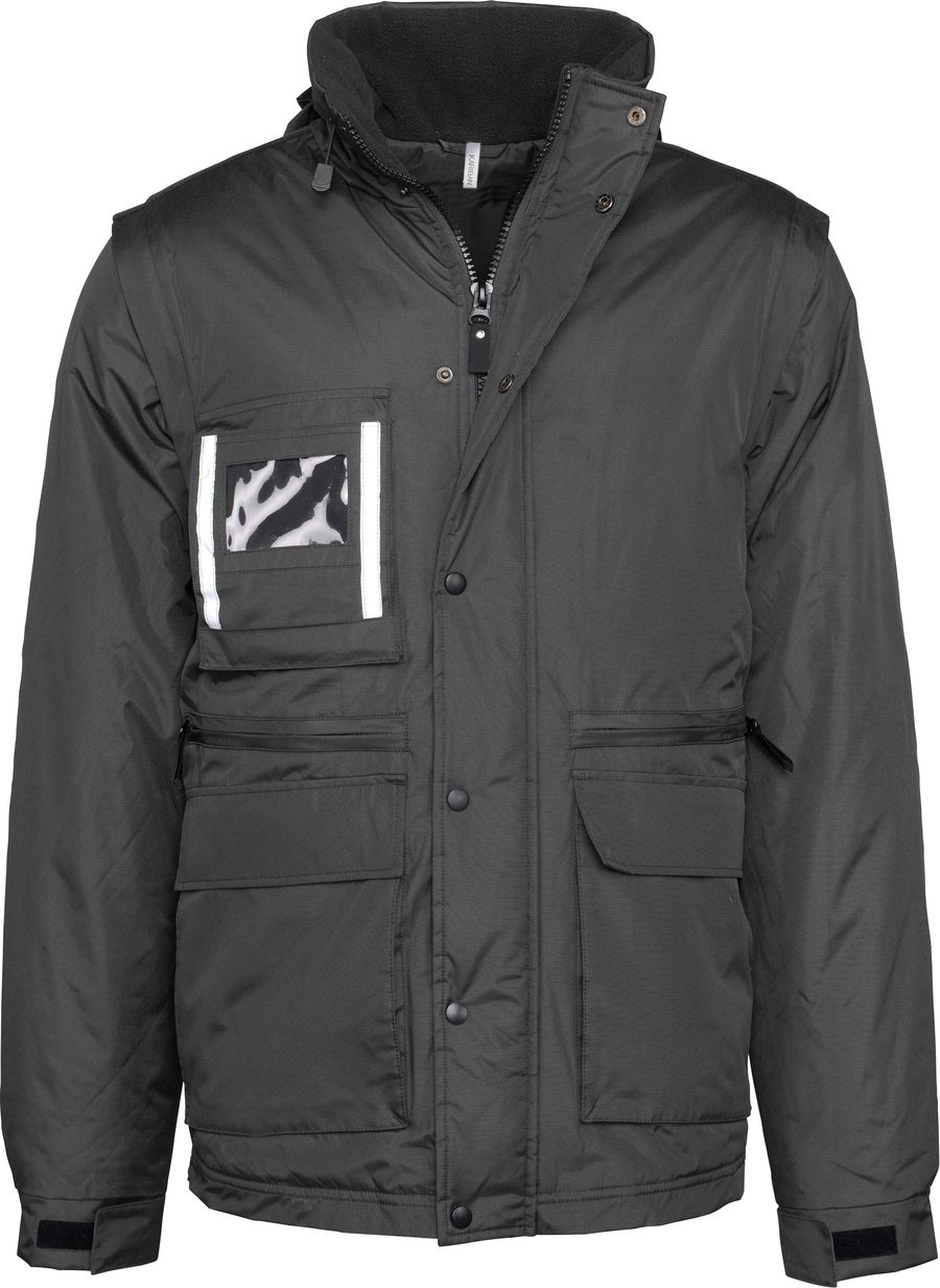 Workwear Parka mit abtrennbaren Ärmeln Herren WK6106