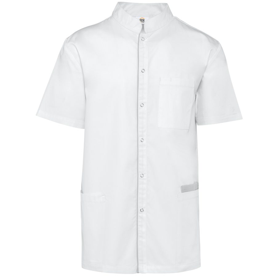 Herrenkittel aus Baumwollpolyester mit Druckknöpfen WK505