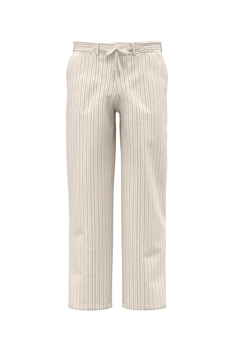 Spasso Gestreifte Leinenhose für Herren SP715