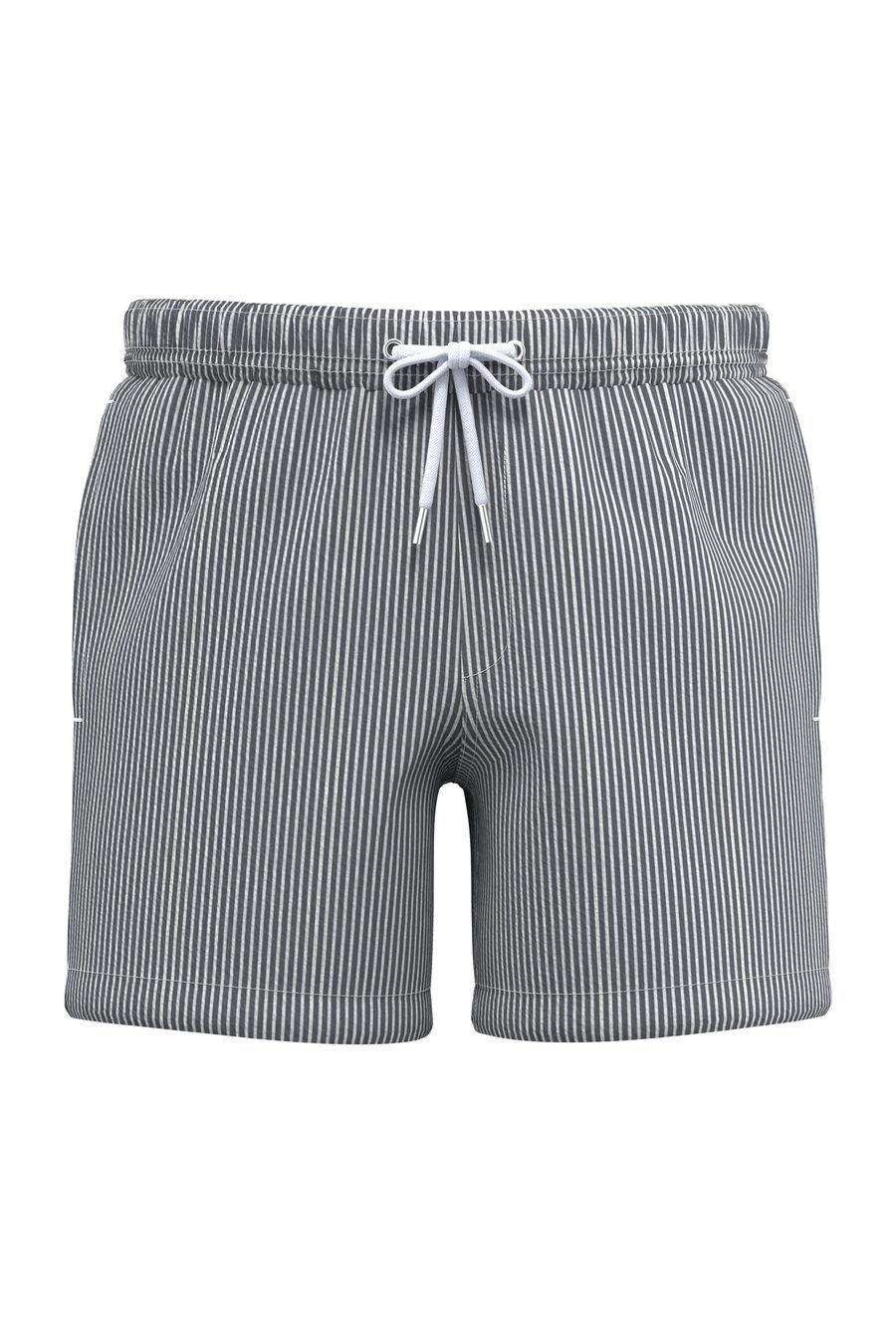 Spasso Umweltfreundliche gestreifte Badeshorts für Herren SP706