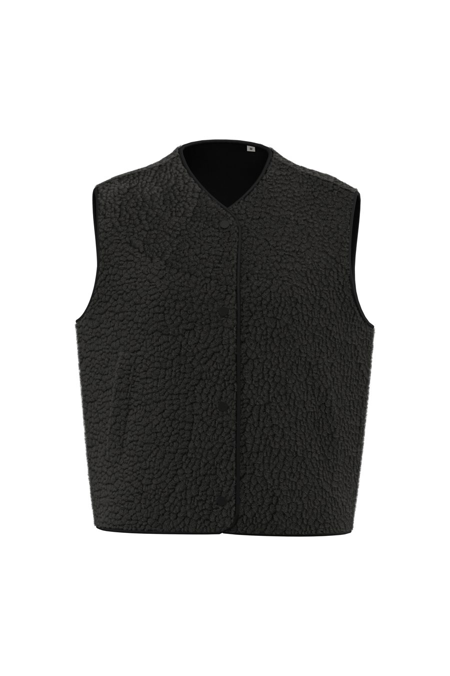 Spasso Ärmellose Sherpa-Jacke für Damen SP604