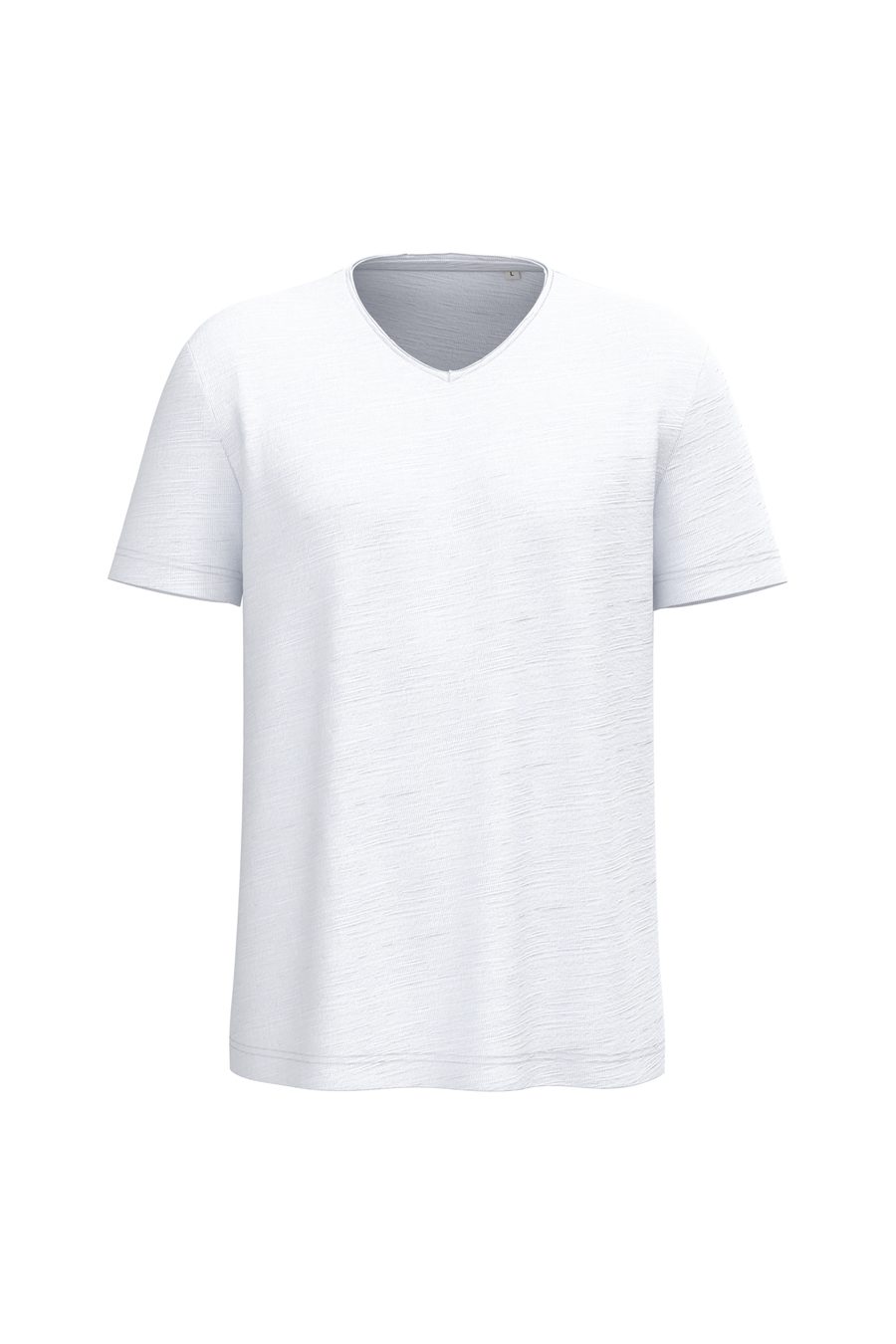 Spasso Umweltfreundliches T-Shirt mit Slubkragen und überschnittenen Schultern für Herren SP303