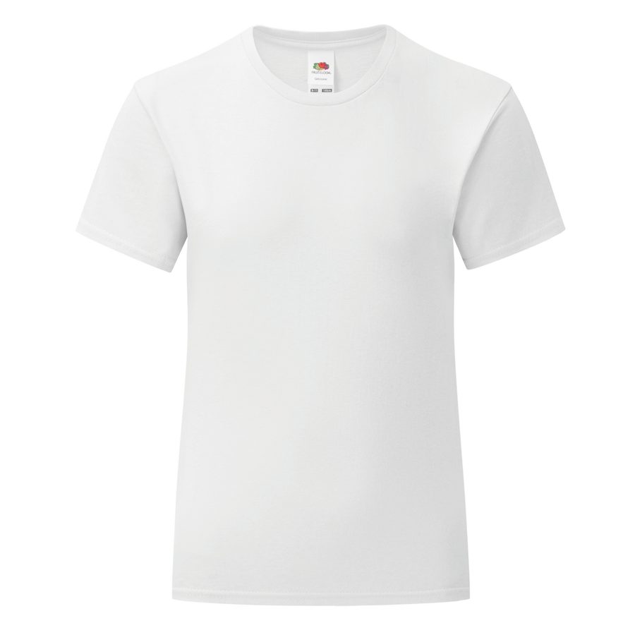 Fruit of the Loom Mädchen-T-Shirt Iconic 150 T 61-025-0
