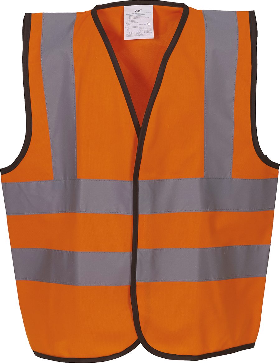 Yoko Kids' Hi-Vis Waistcoat Hvw100ch