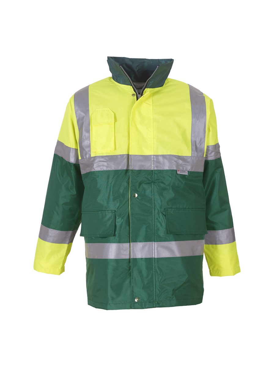 Yoko Kontrastfarbene Warn-Jacke Hvp303
