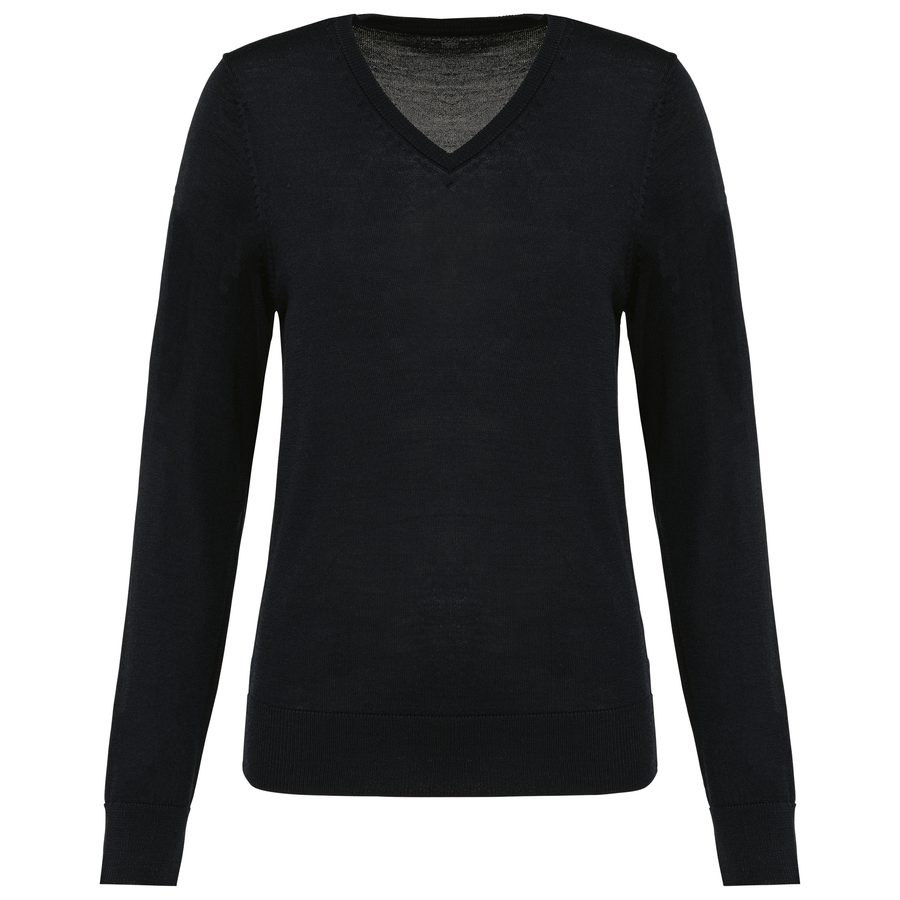 Kariban Premium Merino-Damenpullover mit V-Ausschnitt PK911