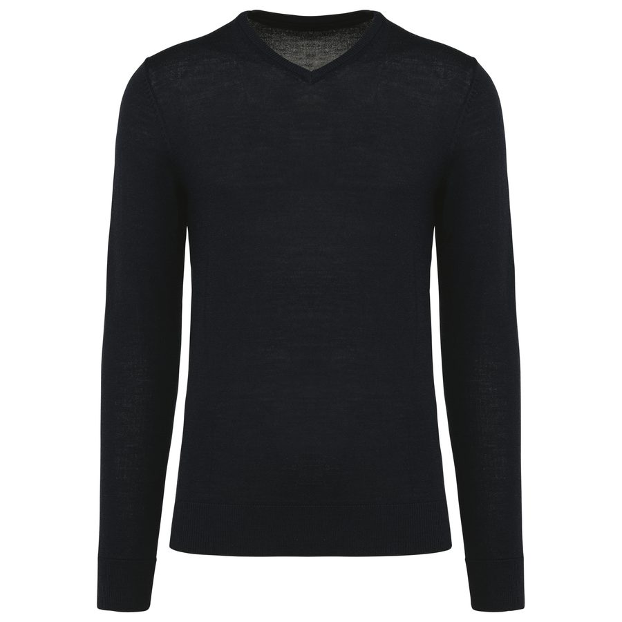 Kariban Premium Merino-Herrenpullover mit V-Ausschnitt PK910
