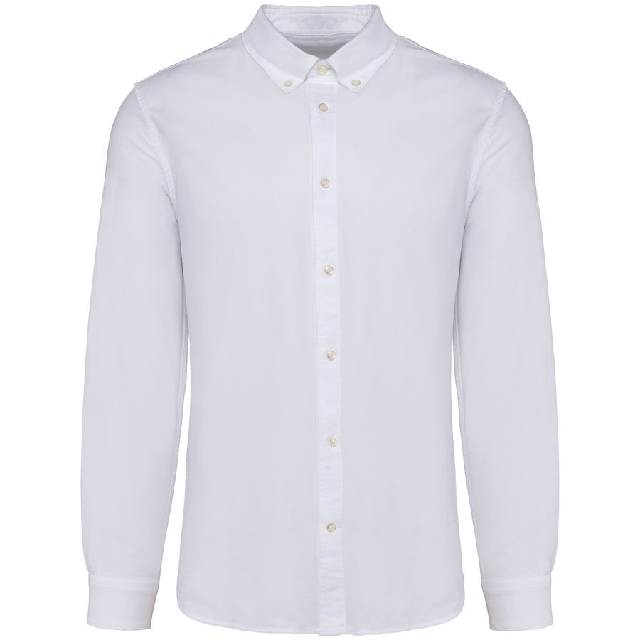Kariban Premium Oxford-Herrenhemd mit langen Ärmeln PK503