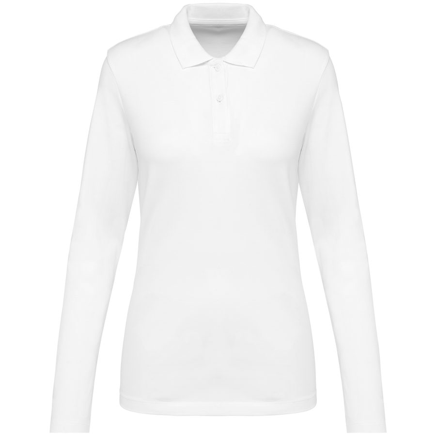 Kariban Premium Supima Damen-Polohemd mit langen Ärmeln PK203