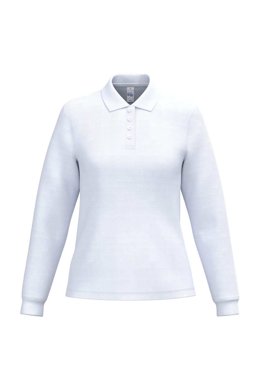 iDeal Basic Brand Lsl Damen Piqué-Poloshirt IB223