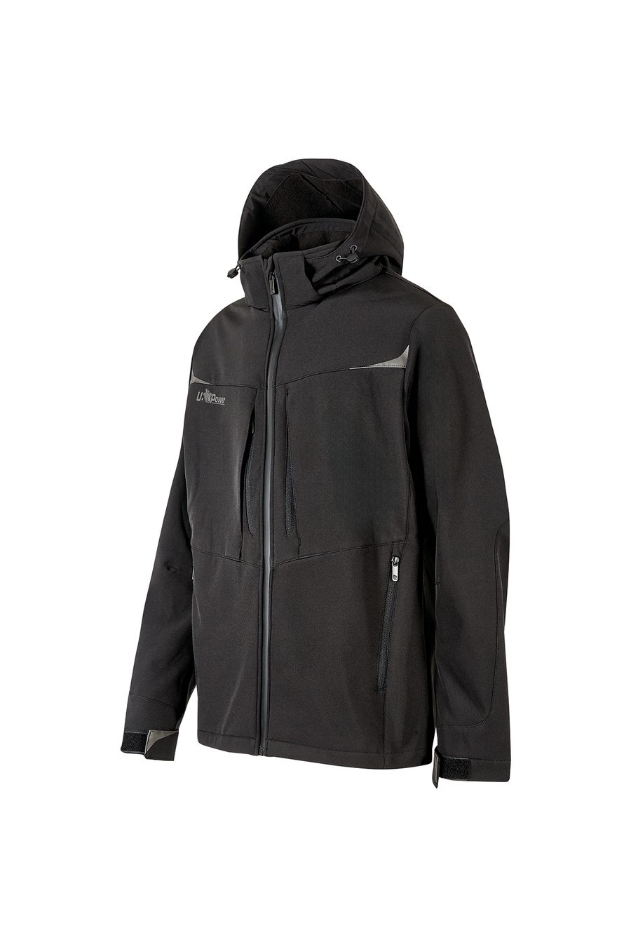 U-Power Softshell-Jacke Verve FU340 – Black / Black