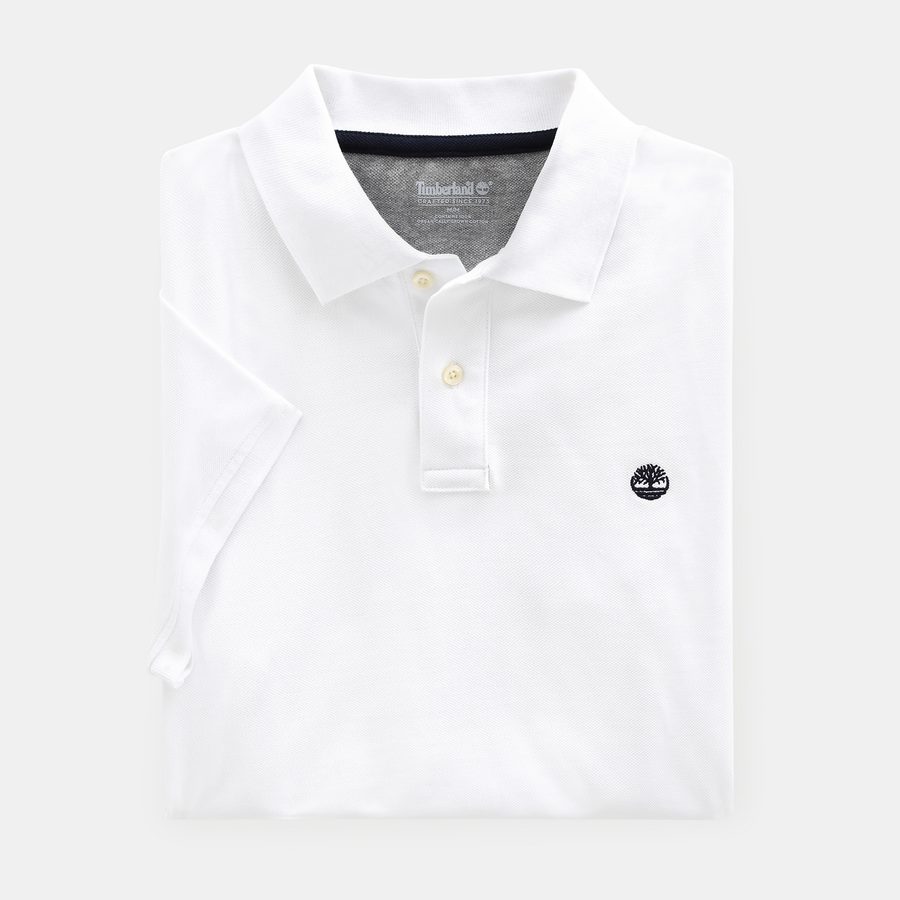 Timberland Polohemd mit kurzen Ärmeln aus biologischem Baumwoll-Piqué Millers River Tb 0A26N4
