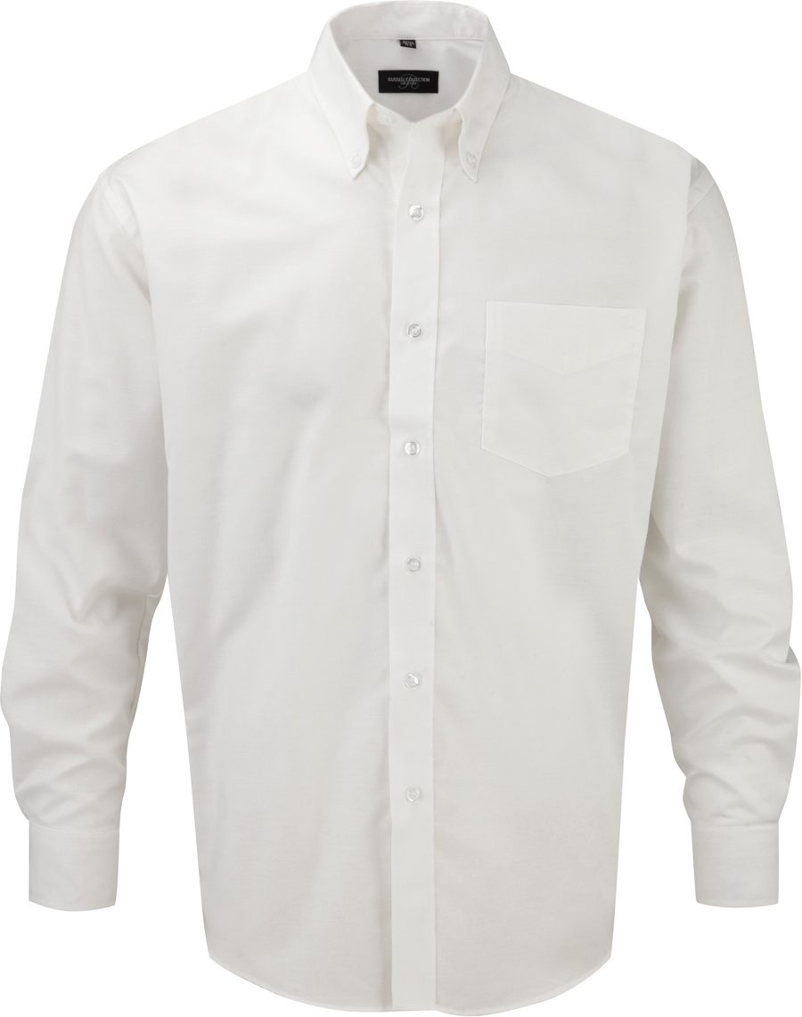 Russell Men's Long Sleeve Easy Care Oxford Shirt R-932m-0