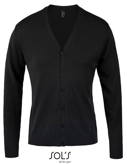 Sol´s Men´s Golden V-Neck Knitted Cardigan 90011 Jacke