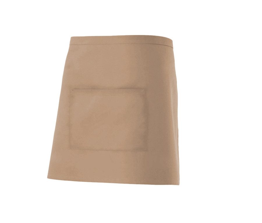 Velilla Short Apron With Pocket 404201 – Beige